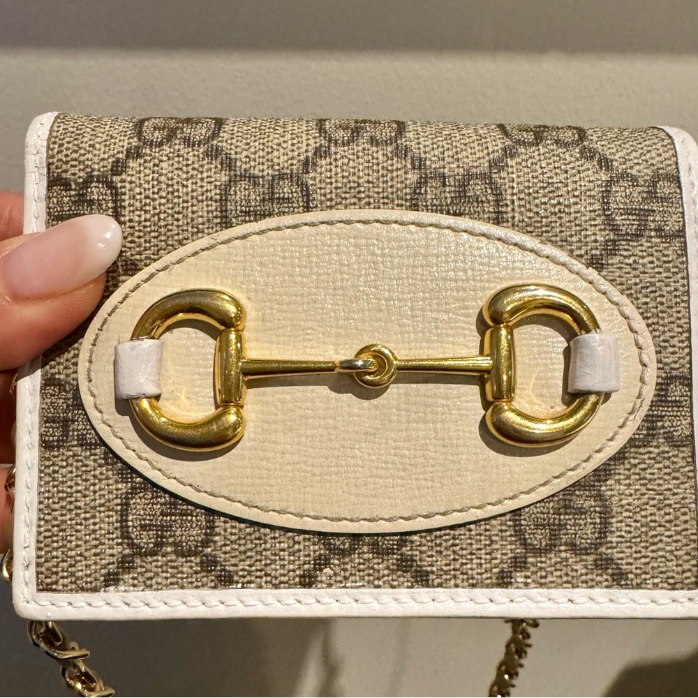 Authentic Gucci Horsebit 1955 Small Wallet